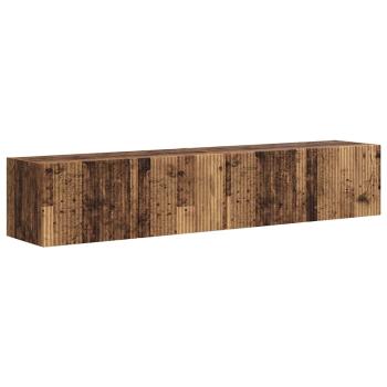 TV-Wandschrank 2 stk. Altholz Holzwerkstoff