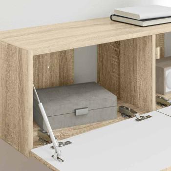 TV-Wandschrank 2 stk. Sonoma Holzwerkstoff