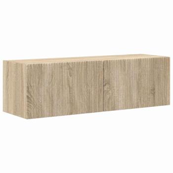 TV-Wandschrank 2 stk. Sonoma Holzwerkstoff