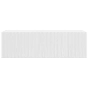 TV-Wandschrank 98 x 31 x 29,5 cm Glänzend Weiß Holzwerkstoff