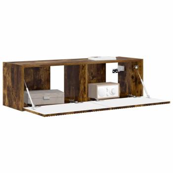 TV-Wandschrank 98 x 31 x 29,5 cm Räuchereiche Holzwerkstoff