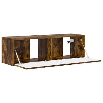 TV-Wandschrank 98 x 31 x 29,5 cm Räuchereiche Holzwerkstoff