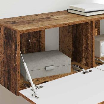 TV-Wandschrank 98 x 31 x 29,5 cm Altholz Holzwerkstoff