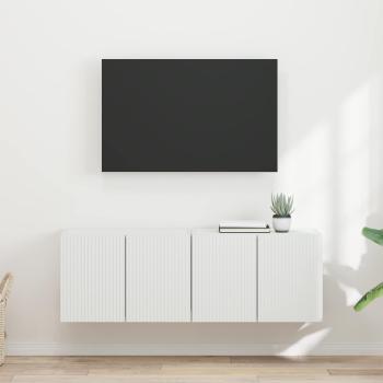 ARDEBO.de - TV-Wandschrank 2 stk. Weiß Holzwerkstoff