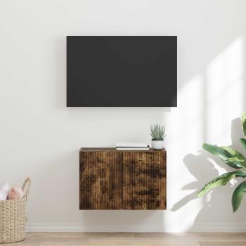 ARDEBO.de - TV-Wandschrank 59,5 x 31 x 40 cm Räuchereiche Holzwerkstoff