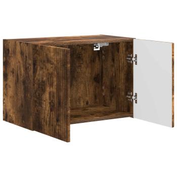 TV-Wandschrank 59,5 x 31 x 40 cm Räuchereiche Holzwerkstoff