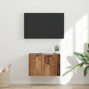 ARDEBO.de - TV-Wandschrank 59,5 x 31 x 40 cm Altholz Holzwerkstoff