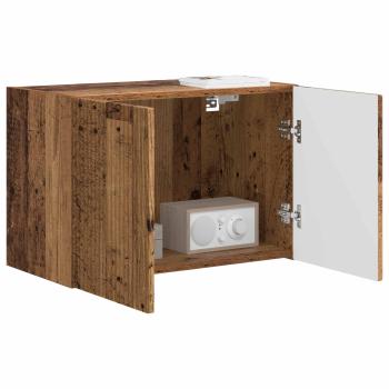 TV-Wandschrank 59,5 x 31 x 40 cm Altholz Holzwerkstoff