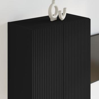 TV-Wandschrank 59,5 x 31 x 80 cm Schwarz Holzwerkstoff