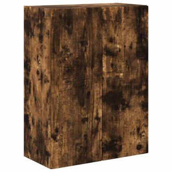 TV-Wandschrank 59,5 x 31 x 80 cm Räuchereiche Holzwerkstoff