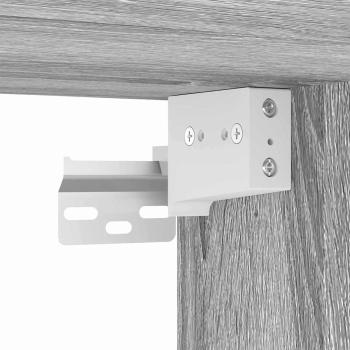 TV-Wandschrank 59,5 x 31 x 80 cm Graues Sonoma Holzwerkstoff