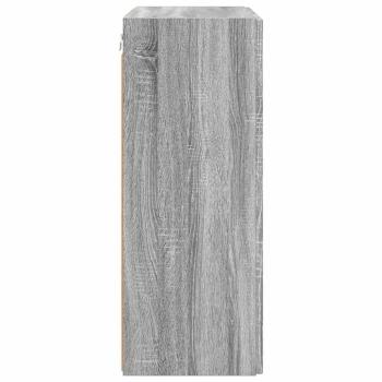 TV-Wandschrank 59,5 x 31 x 80 cm Graues Sonoma Holzwerkstoff