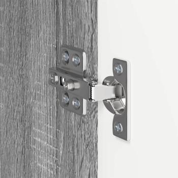 TV-Wandschrank 59,5 x 31 x 80 cm Graues Sonoma Holzwerkstoff