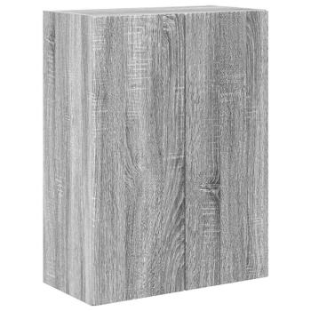 TV-Wandschrank 59,5 x 31 x 80 cm Graues Sonoma Holzwerkstoff