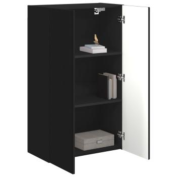 TV-Wandschrank 59,5 x 31 x 100 cm Schwarz Holzwerkstoff