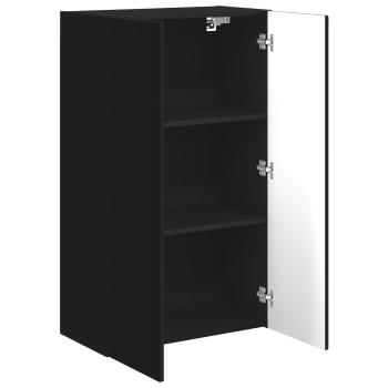 TV-Wandschrank 59,5 x 31 x 100 cm Schwarz Holzwerkstoff