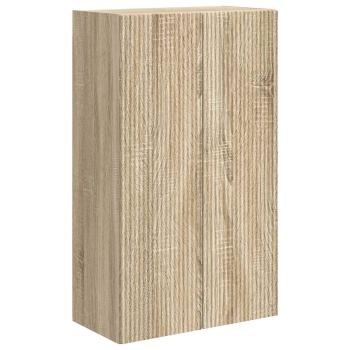 TV-Wandschrank 59,5 x 31 x 100 cm Sonoma-Eiche Holzwerkstoff