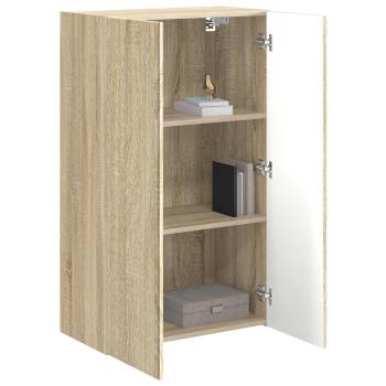 TV-Wandschrank 59,5 x 31 x 100 cm Sonoma-Eiche Holzwerkstoff