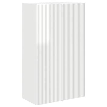 TV-Wandschrank 59,5 x 31 x 100 cm Hochglanz Weiß Holzwerkstoff