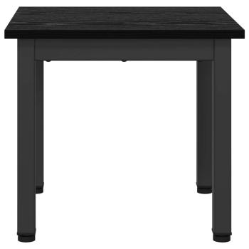Couchtisch Schwarz Eichen-Optik 40 x 40 x 36 cm Holzwerkstoff
