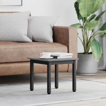 ARDEBO.de - Couchtisch Graues Sonoma 40 x 40 x 36 cm Holzwerkstoff