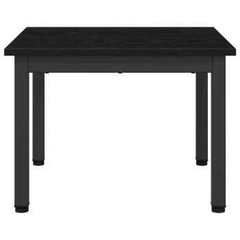 Couchtisch Schwarz Eichen-Optik 50 x 50 x 36 cm Holzwerkstoff