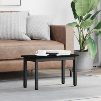 ARDEBO.de - Couchtisch Schwarz Eichen-Optik 60 x 30 x 36 cm Holzwerkstoff