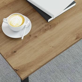 Couchtisch Kunsthandwerk Eiche 100 x 50 x 45 cm Holzwerkstoff