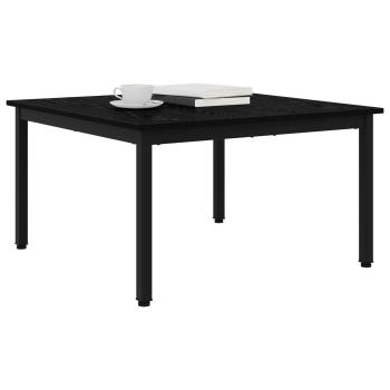 Couchtisch Schwarz Eichen-Optik 80 x 80 x 45 cm Holzwerkstoff