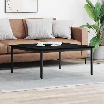 ARDEBO.de - Couchtisch Schwarz Eichen-Optik 100 x 100 x 45 cm Holzwerkstoff