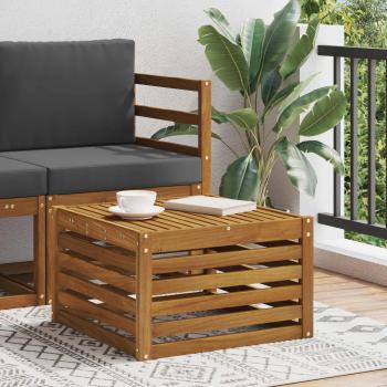 ARDEBO.de - Tisch für Outdoor Massivholz Akazie Natur 59 x 59 x 37 cm