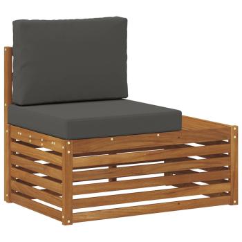 Outdoor Endsofa Natur 91 x 63 x 73 cm Massivholz Akazie
