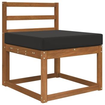 Sofakissen für draußen Polyester Schwarz 60 x 60 cm