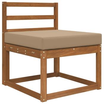 Sofakissen für draußen Polyester Taupe 60 x 60 cm