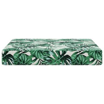 Sofakissen für draußen Polyester Blattmuster 60 x 60 cm