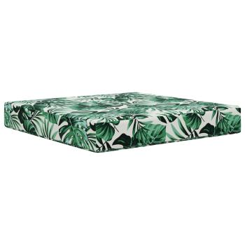 Sofakissen für draußen Polyester Blattmuster 60 x 60 cm