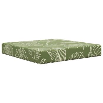 Sofakissen für draußen Polyester Blattdesign 60 x 60 cm