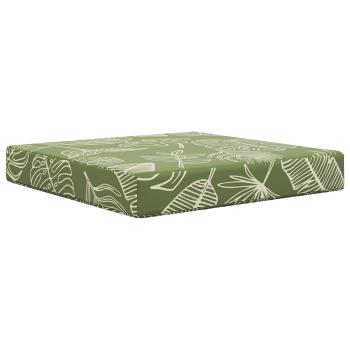 Sofakissen für draußen Polyester Blattdesign 60 x 60 cm