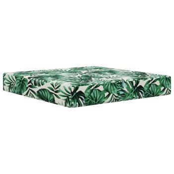 Sofakissen für draußen Polyester Blattmuster 60 x 60 cm