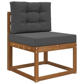 Sofakissen für draußen Polyester Anthrazit 60 x 60 cm