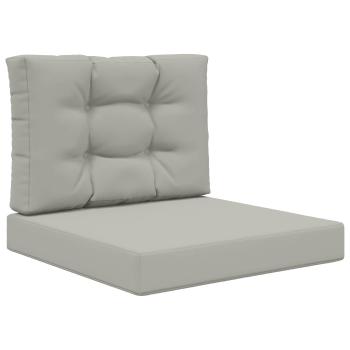 Sofakissen für draußen Polyester Grau 60 x 60 cm