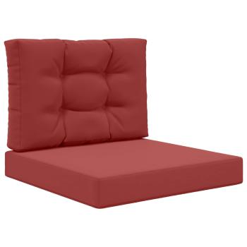 Sofakissen für draußen Polyester Weinrot 60 x 60 cm