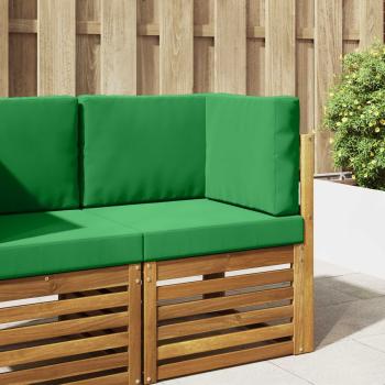 ARDEBO.de - Sofakissen für draußen Polyester Grün 60 x 60 cm