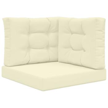 ARDEBO.de - Sofakissen für draußen Polyester Creme 60 x 60 cm