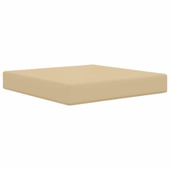 Sofakissen für draußen Polyester Beige 60 x 60 cm