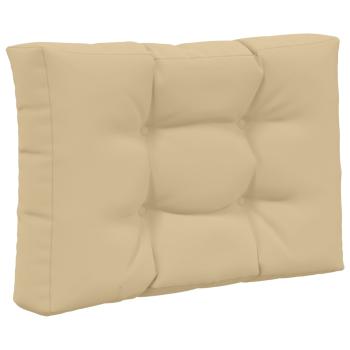 Sofakissen für draußen Polyester Beige 60 x 60 cm