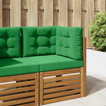 ARDEBO.de - Sofakissen für draußen Polyester Grün 60 x 60 cm