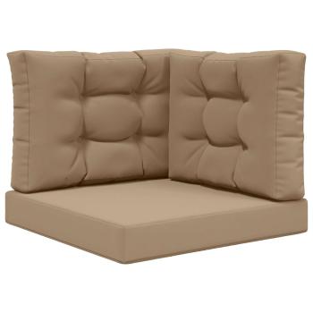 Sofakissen für draußen Polyester Taupe 60 x 60 cm