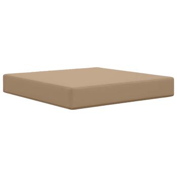 Sofakissen für draußen Polyester Taupe 60 x 60 cm