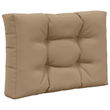 Sofakissen für draußen Polyester Taupe 60 x 60 cm